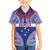 Personalised Toa Samoa Rugby Spirit Hawaiian Shirt Blue Samoan Tribal Pattern - Polynesian Pride