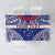 Personalised Toa Samoa Rugby Spirit Tablecloth Blue Samoan Tribal Pattern - Polynesian Pride