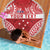 Personalised Toa Samoa Rugby Spirit Beach Blanket Red Samoan Tribal Pattern - Polynesian Pride