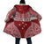 Personalised Toa Samoa Rugby Spirit Cloak Red Samoan Tribal Pattern - Polynesian Pride