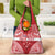 Personalised Toa Samoa Rugby Spirit Grocery Bag Red Samoan Tribal Pattern - Polynesian Pride