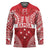 Personalised Toa Samoa Rugby Spirit Hockey Jersey Red Samoan Tribal Pattern - Polynesian Pride