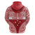 Personalised Toa Samoa Rugby Spirit Hoodie Red Samoan Tribal Pattern - Polynesian Pride