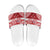 Personalised Toa Samoa Rugby Spirit Slide Sandals Red Samoan Tribal Pattern - Polynesian Pride