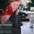Personalised Toa Samoa Rugby Spirit Umbrella Red Samoan Tribal Pattern - Polynesian Pride