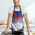 Personalised Toa Samoa Rugby Spirit Apron White Samoan Tribal Pattern - Polynesian Pride