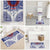 Personalised Toa Samoa Rugby Spirit Bathroom Set White Samoan Tribal Pattern - Polynesian Pride