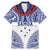 Personalised Toa Samoa Rugby Spirit Family Matching Mermaid Dress and Hawaiian Shirt White Samoan Tribal Pattern - Polynesian Pride