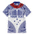 Personalised Toa Samoa Rugby Spirit Family Matching Mermaid Dress and Hawaiian Shirt White Samoan Tribal Pattern - Polynesian Pride