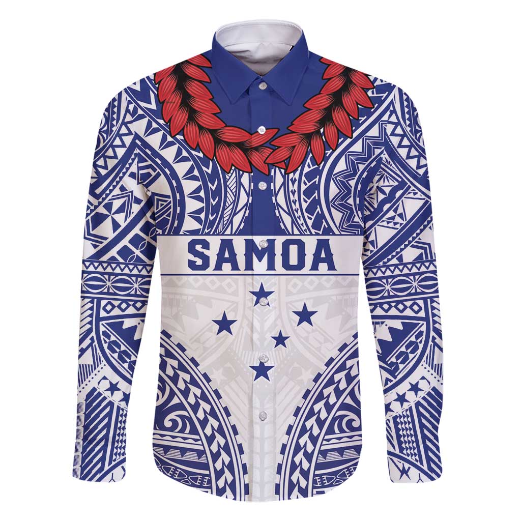 Personalised Toa Samoa Rugby Spirit Family Matching Off Shoulder Short Dress and Hawaiian Shirt White Samoan Tribal Pattern - Polynesian Pride