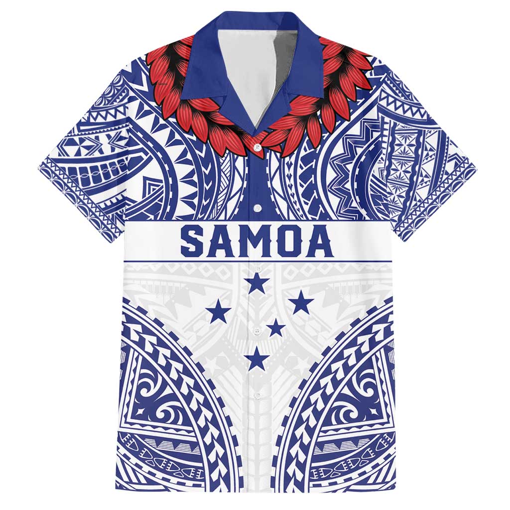 Personalised Toa Samoa Rugby Spirit Family Matching Short Sleeve Bodycon Dress and Hawaiian Shirt White Samoan Tribal Pattern - Polynesian Pride
