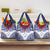 Personalised Toa Samoa Rugby Spirit Grocery Bag White Samoan Tribal Pattern - Polynesian Pride