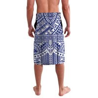 Personalised Toa Samoa Rugby Spirit Lavalava White Samoan Tribal Pattern - Polynesian Pride