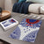 Personalised Toa Samoa Rugby Spirit Puzzle White Samoan Tribal Pattern - Polynesian Pride