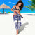 Personalised Toa Samoa Rugby Spirit Sarong White Samoan Tribal Pattern - Polynesian Pride