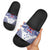 Personalised Toa Samoa Rugby Spirit Slide Sandals White Samoan Tribal Pattern - Polynesian Pride