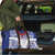 Personalised Toa Samoa Rugby Spirit Travel Bag White Samoan Tribal Pattern - Polynesian Pride