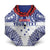 Personalised Toa Samoa Rugby Spirit Umbrella White Samoan Tribal Pattern - Polynesian Pride