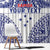 Personalised Toa Samoa Rugby Spirit Window Curtain White Samoan Tribal Pattern - Polynesian Pride