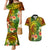 Polynesia Couples Matching Mermaid Dress and Hawaiian Shirt Pasifika Tribal with Tropical Flowers LT9 Reggae - Polynesian Pride