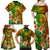 Polynesia Family Matching Off Shoulder Maxi Dress and Hawaiian Shirt Pasifika Tribal with Tropical Flowers LT9 - Polynesian Pride