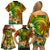 Polynesia Family Matching Off Shoulder Short Dress and Hawaiian Shirt Pasifika Tribal with Tropical Flowers LT9 - Polynesian Pride