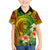 Polynesia Family Matching Off Shoulder Short Dress and Hawaiian Shirt Pasifika Tribal with Tropical Flowers LT9 Son's Shirt Reggae - Polynesian Pride