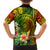 Polynesia Family Matching Short Sleeve Bodycon Dress and Hawaiian Shirt Pasifika Tribal with Tropical Flowers LT9 - Polynesian Pride