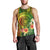 Polynesia Men Tank Top Pasifika Tribal with Tropical Flowers LT9 - Polynesian Pride