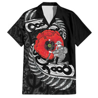 ANZAC Day Aotearoa Silver Fern Maori Personalised Family Matching Puletasi and Hawaiian Shirt
