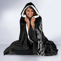 ANZAC Day Aotearoa Silver Fern Maori Personalised Hooded Blanket LT9 - Polynesian Pride