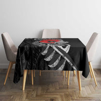 ANZAC Day Aotearoa Silver Fern Maori Personalised Tablecloth LT9 - Polynesian Pride