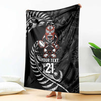 New Zealand Indigenous-Maori Rugby Custom Blanket