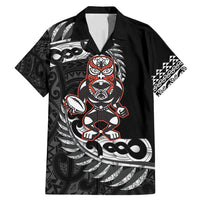 New Zealand Indigenous-Maori Rugby Custom Family Matching Mermaid Dress and Hawaiian Shirt