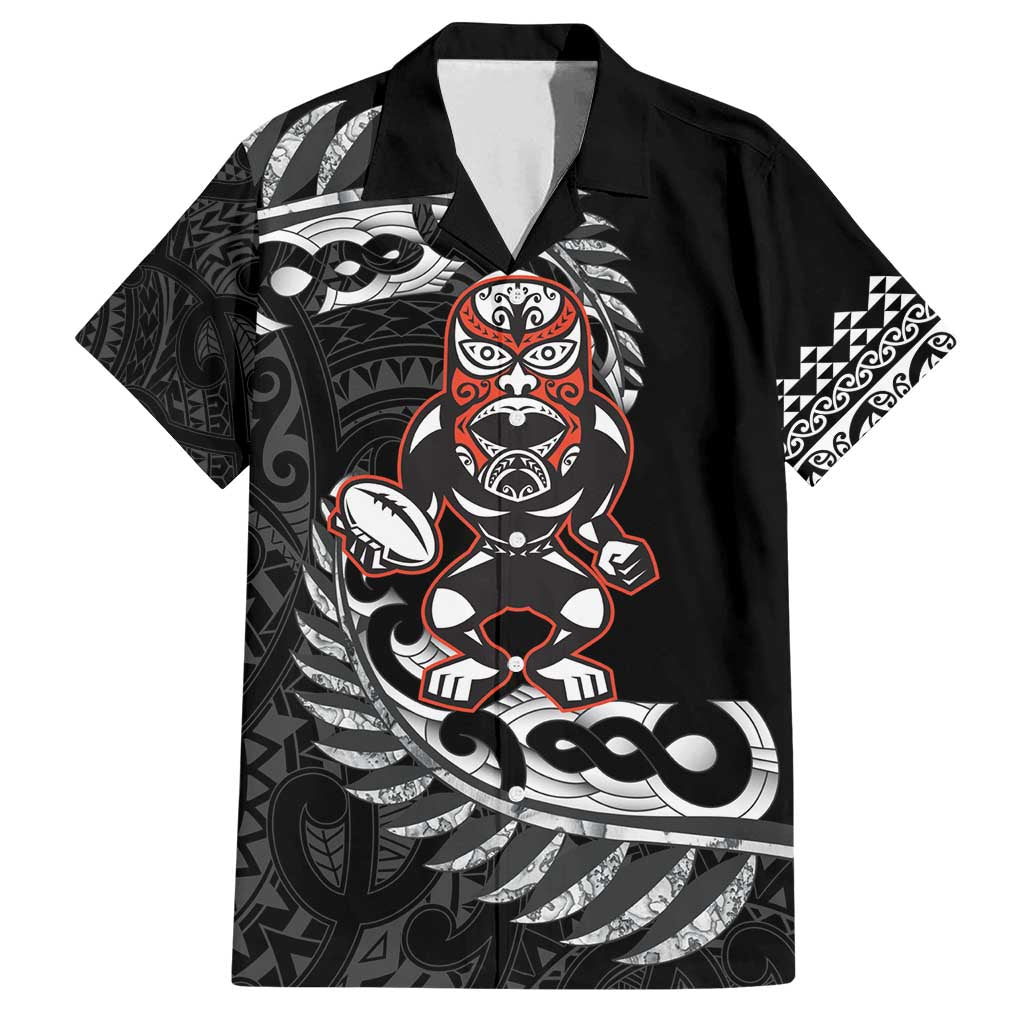New Zealand Indigenous-Maori Rugby Custom Family Matching Summer Maxi Dress and Hawaiian Shirt