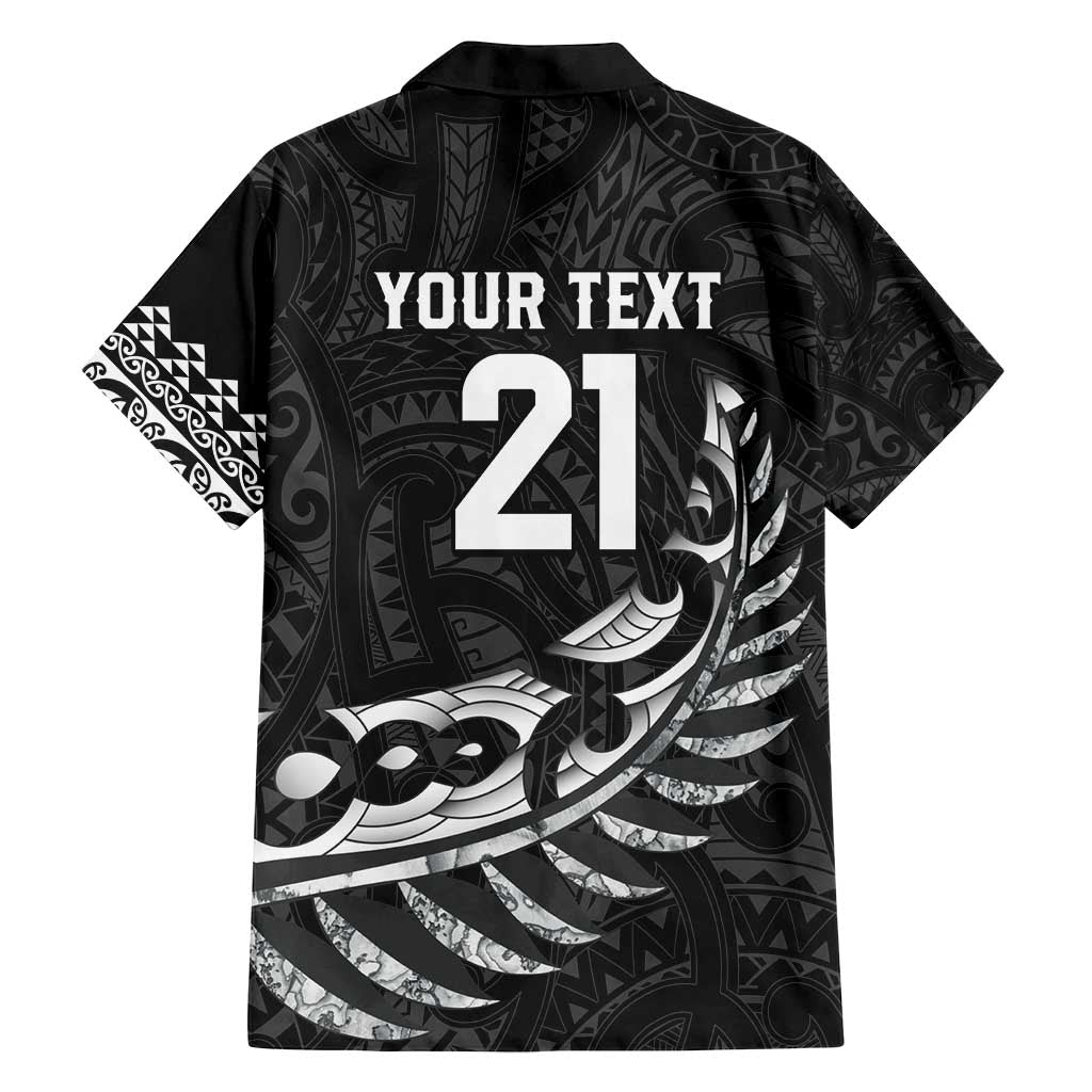 New Zealand Indigenous-Maori Rugby Custom Family Matching Tank Maxi Dress and Hawaiian Shirt