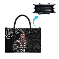 New Zealand Indigenous-Maori Rugby Custom Leather Bag - Polynesian Pride