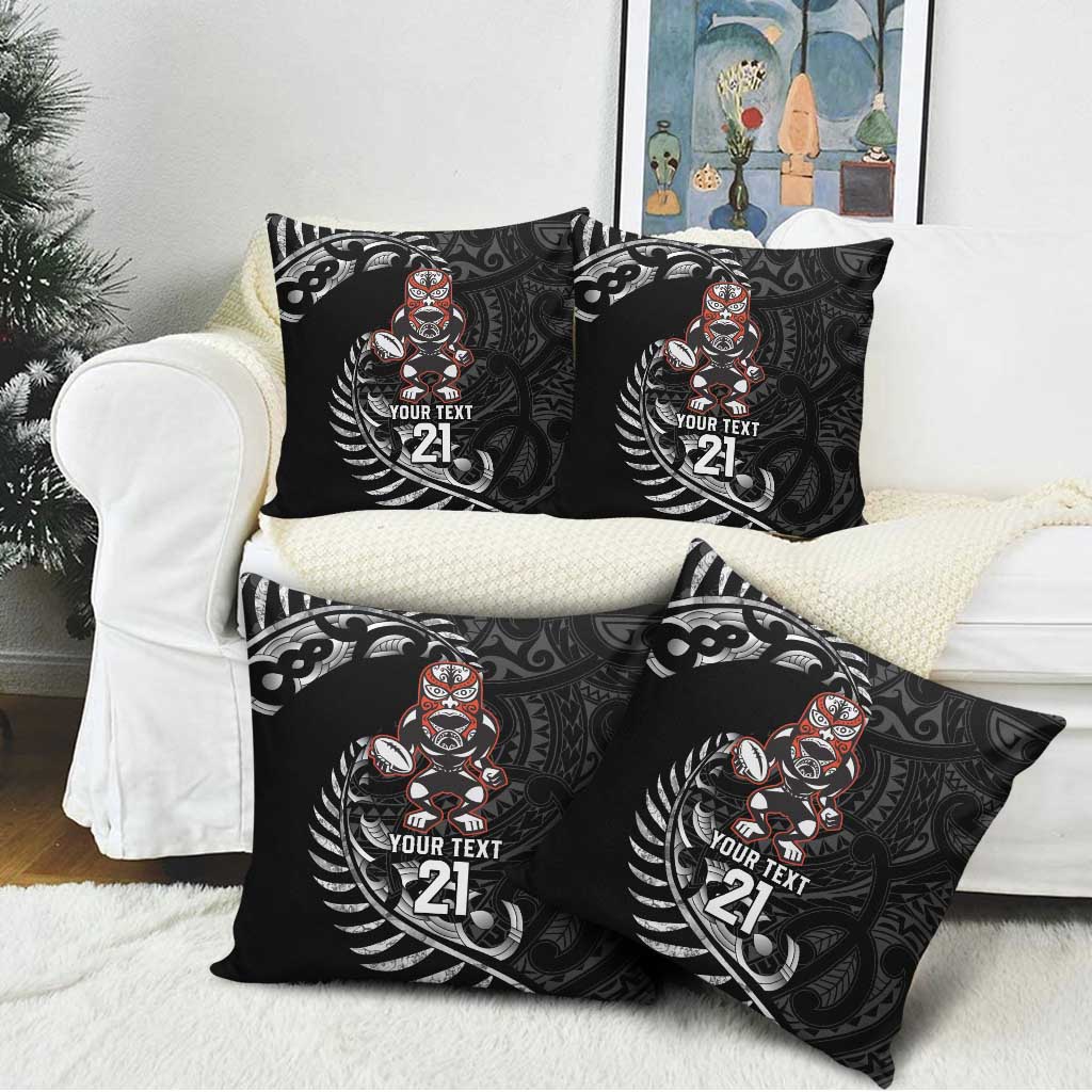 New Zealand Indigenous-Maori Rugby Custom Pillow Cover - Polynesian Pride