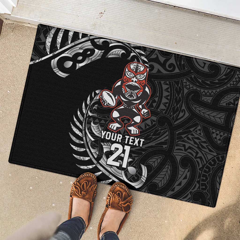 New Zealand Indigenous-Maori Rugby Custom Rubber Doormat