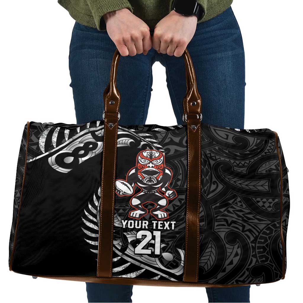 New Zealand Indigenous-Maori Rugby Custom Travel Bag - Polynesian Pride