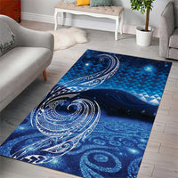 New Zealand Matariki Area Rug Taniko Aramoana With Koru Galaxy Sky Night