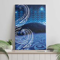 New Zealand Matariki Canvas Wall Art Taniko Aramoana With Koru Galaxy Sky Night