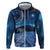 New Zealand Matariki Hoodie Taniko Aramoana With Koru Galaxy Sky Night