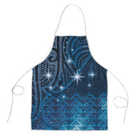 New Zealand Matariki Apron Taniko Aramoana With Maori Galaxy Sky Night - Polynesian Pride