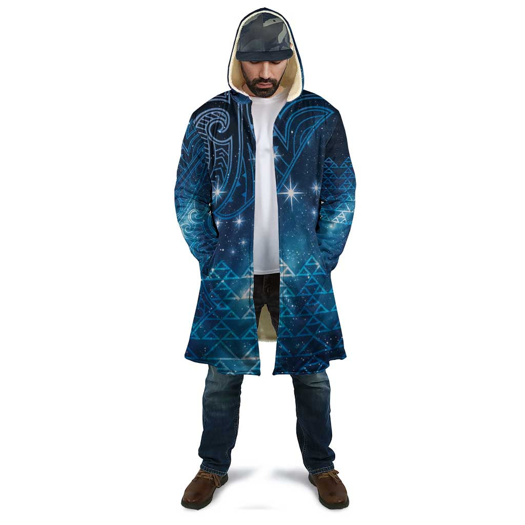 New Zealand Matariki Cloak Taniko Aramoana With Maori Galaxy Sky Night - Polynesian Pride