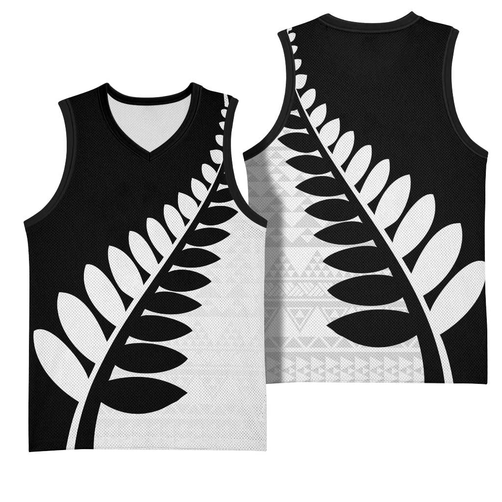 New Zealand Silver Fern Niho Taniwha Basketball Jersey - Polynesian Pride