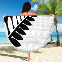 New Zealand Silver Fern Niho Taniwha Beach Blanket LT9 - Polynesian Pride