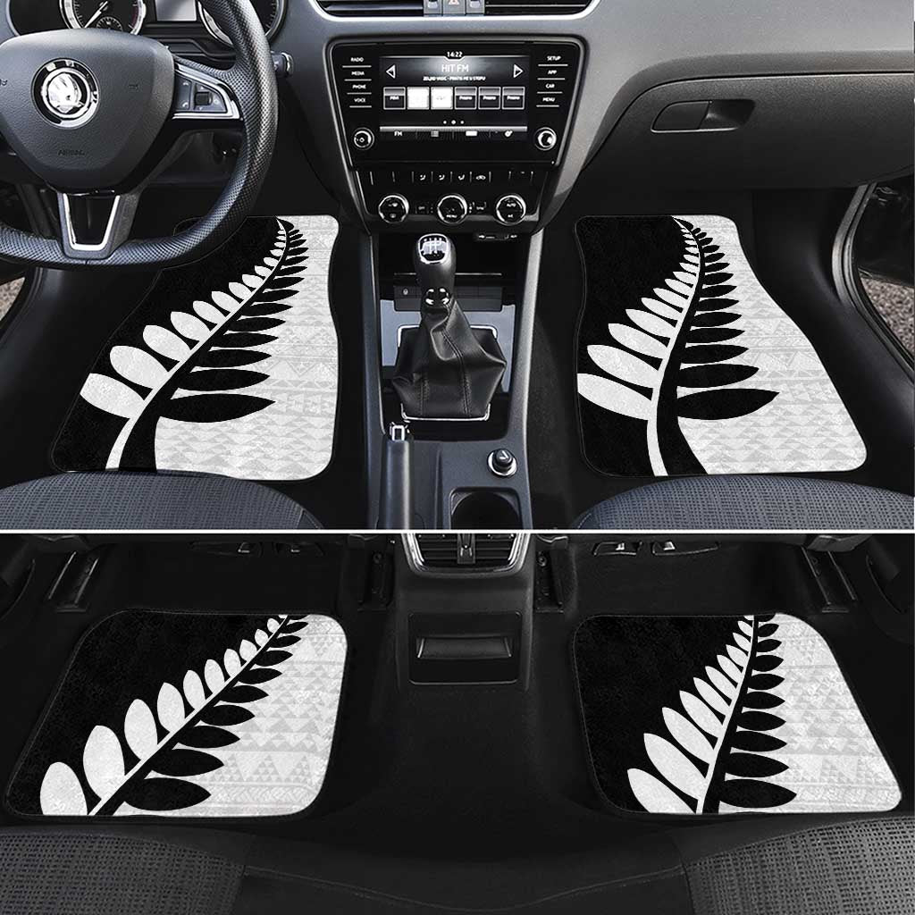 New Zealand Silver Fern Niho Taniwha Car Mats