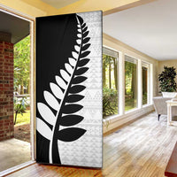 New Zealand Silver Fern Niho Taniwha Door Cover - Polynesian Pride