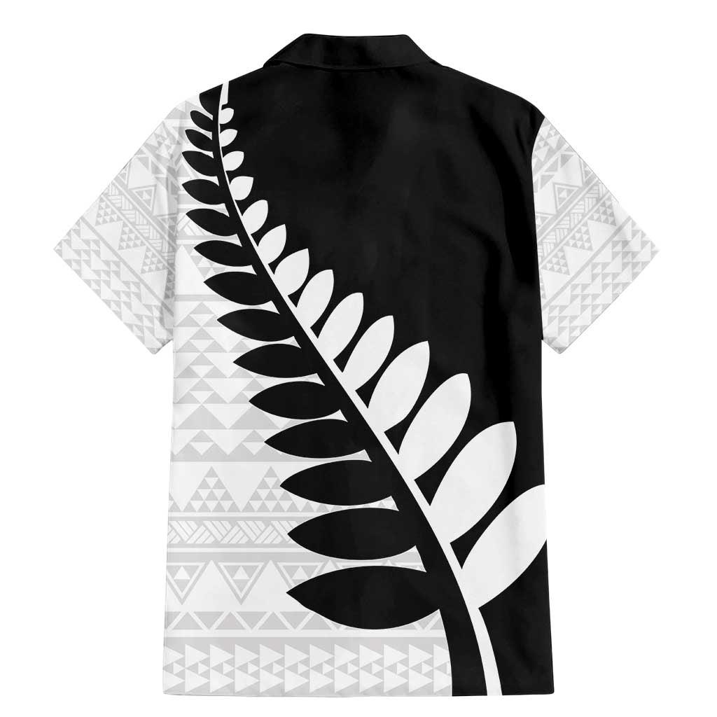 New Zealand Silver Fern Niho Taniwha Family Matching Mermaid Dress and Hawaiian Shirt